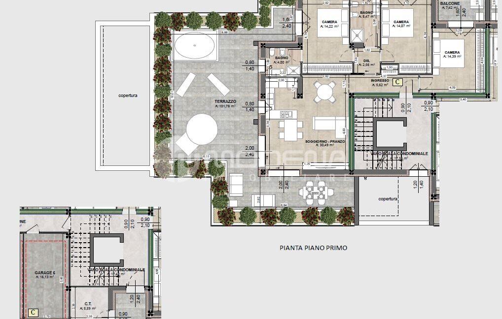 P8 PLAN 3 APPARTAMENTO C