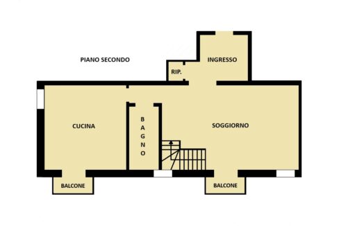 A84 PLAN1 A COL PIANO SECONDO