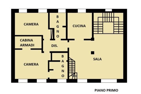R9 (V32) plan2 a col piano primo